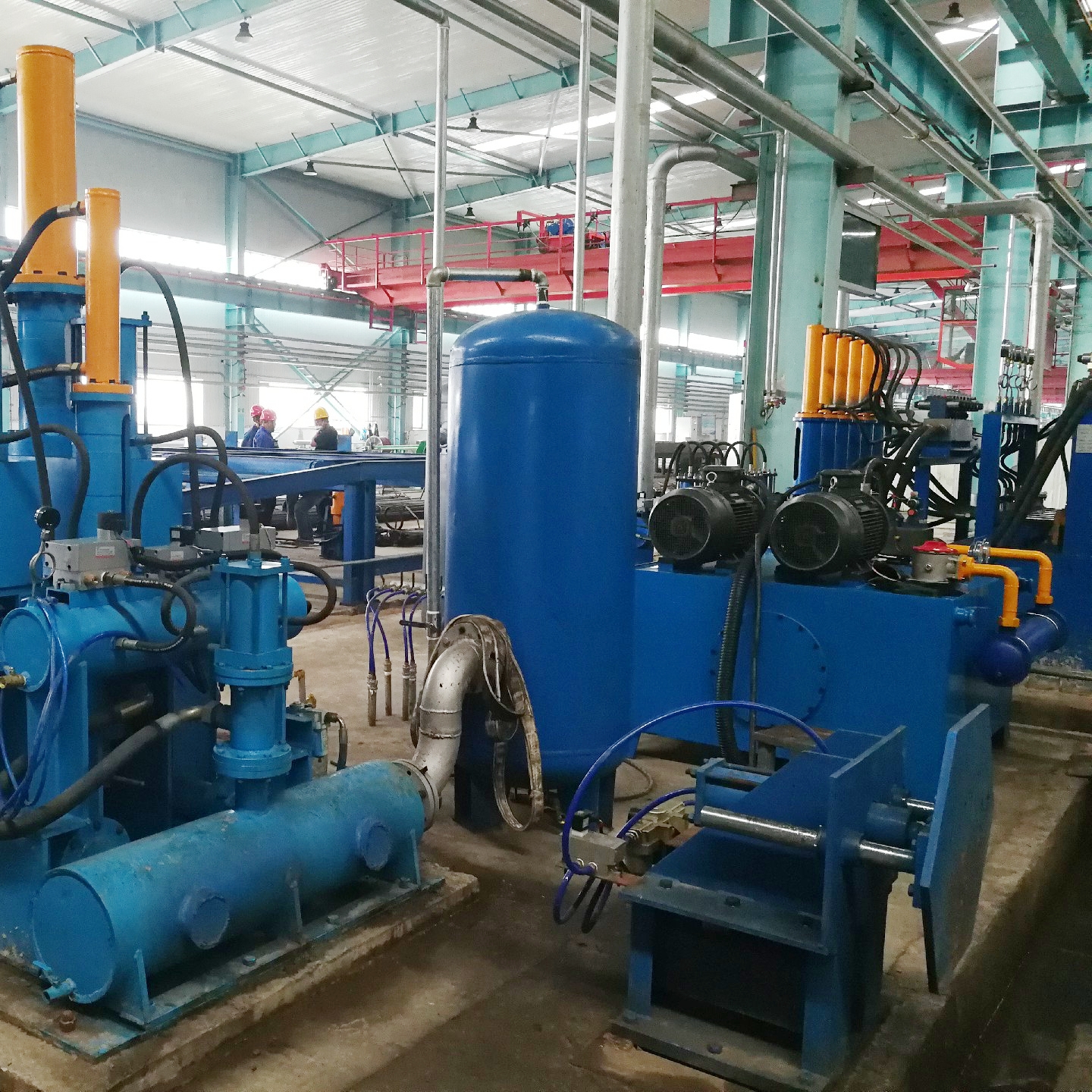 Pipe pressure testing machine