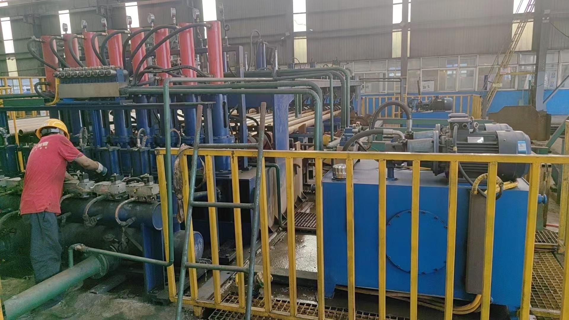 pipe hydrotest machine